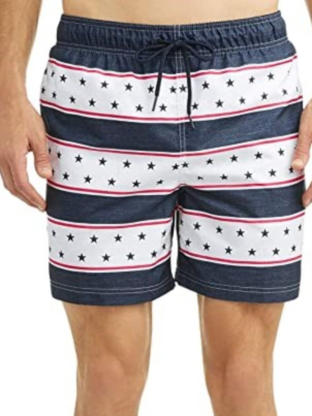 Swim trunks mens new size 2XL waist 44-46" George 6" inseam polyester  pockets